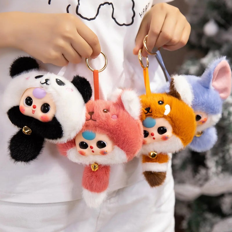 Y&D Funny Kids Sleeping Toys Cartoon Simulation Plush Rabbit Keychain Super Soft Vinyl Soft Toy Dolls PP Cotton Filled for Kids - Image 3