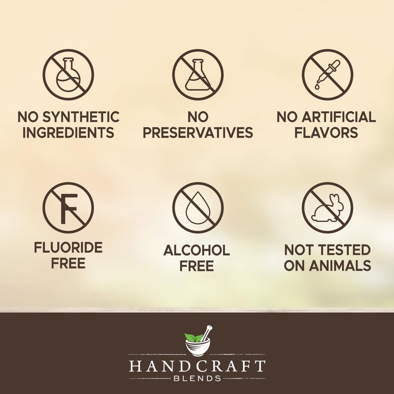 Handcraft Blends Coconut Oil Pulling for Teeth and Gums with Peppermint Oil - Organic Coconut Oil Pulling Oil Mouthwash for Fresh Breath, Oral Health and Cleaner Teeth and Gums - 8 Fl oz - Image 5