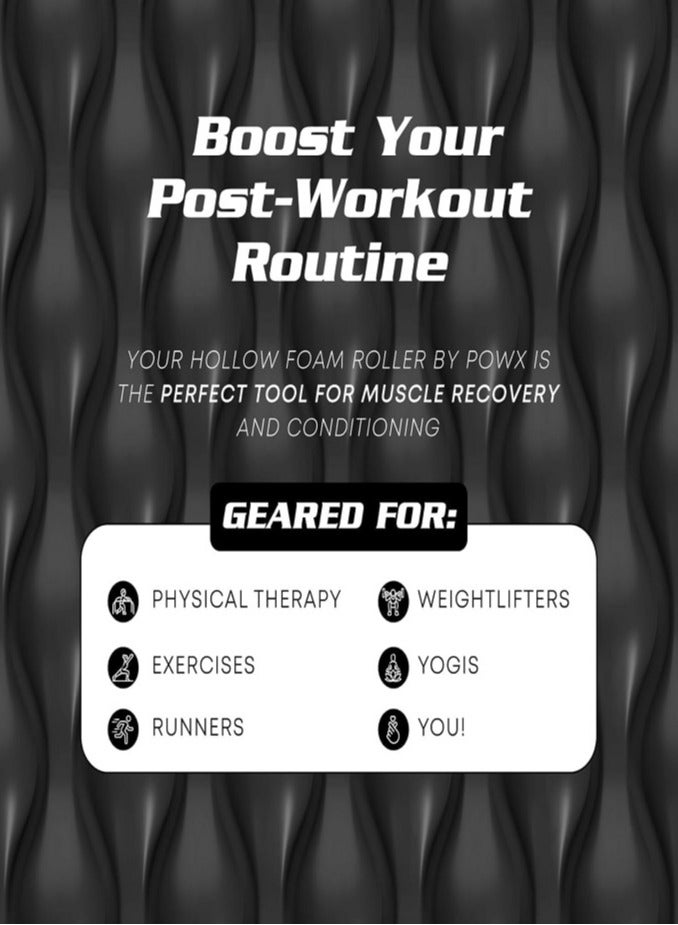 ليفي أسطوانة تدليك الأنسجة العميقة - أسطوانة لياقة بدنية مموجة لتخفيف الألم واستعادة العضلات واليوغا والبيلاتس - Image 5