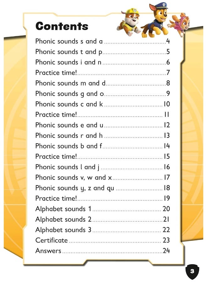 PAW Patrol First Phonics Activity Book: Get Ready for School with Paw Patrol - Image 2