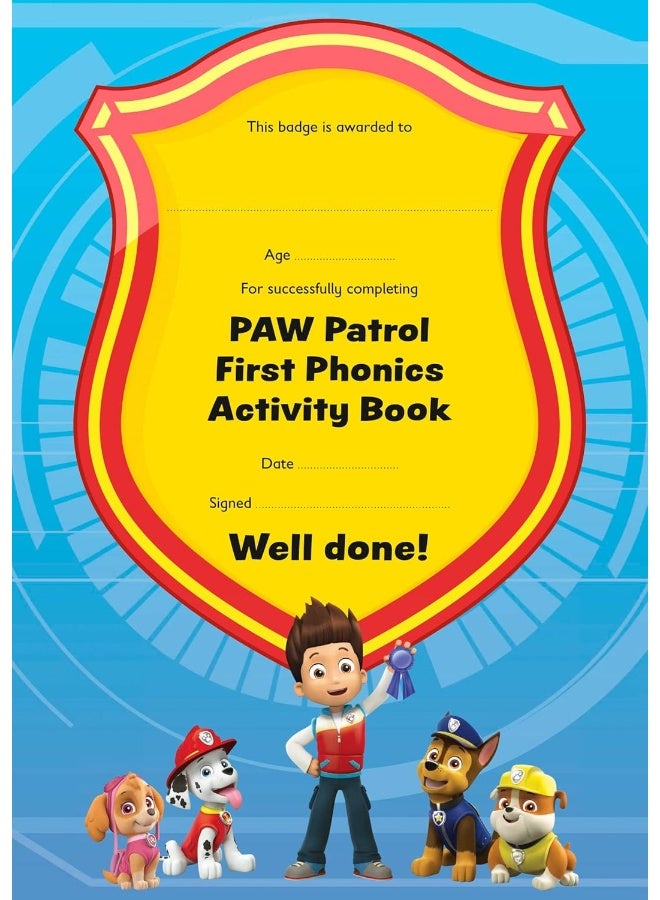 PAW Patrol First Phonics Activity Book: Get Ready for School with Paw Patrol - Image 5