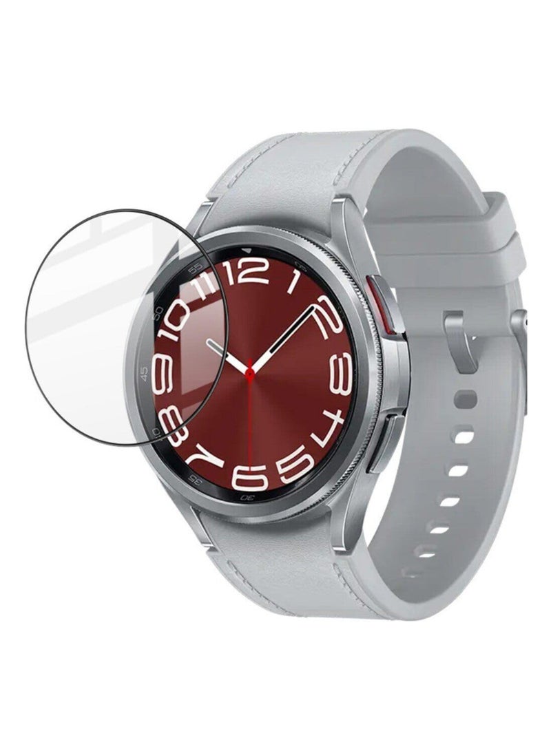Waldic Nano Explosion Proof Screen Protector For Samsung Galaxy Watch6 Classic 43mm - Black  - Image 2