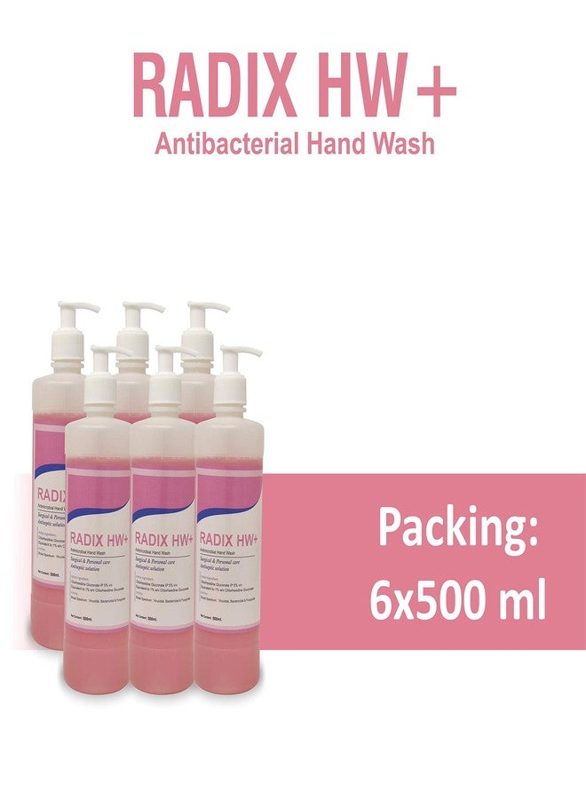 acuro RADIX HW+ : Antibacterial Germ protection Handwash Liquid - Kills 99.9% Harmful Bacteria and Germs (pack of 6, 6x500ml) - Image 3