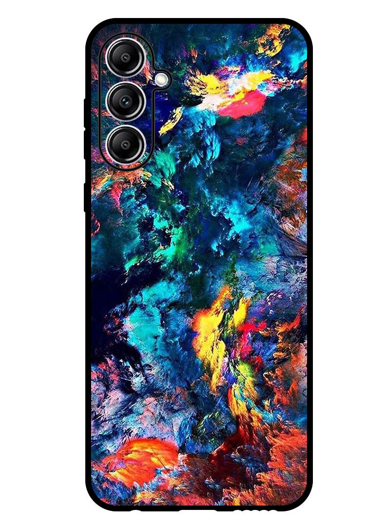 Theodor Protective Case Anti Scratch Shock Proof Bumper Cover For Samsung Galaxy F15 Water Colour - Image 1