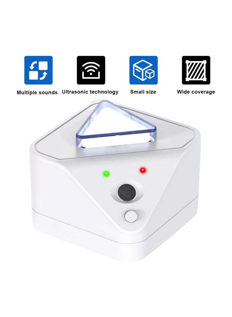 عام مضاد الفئران الالكتروني بتقنية فوق صوتية مكون من 4 مراتب، مضاد الفأر بـ 4 أنماط، للتحكم في الفئران داخل المنزل، في خزانة الأثاث، المرآب، والتأجير الترفيهي. - Image 2