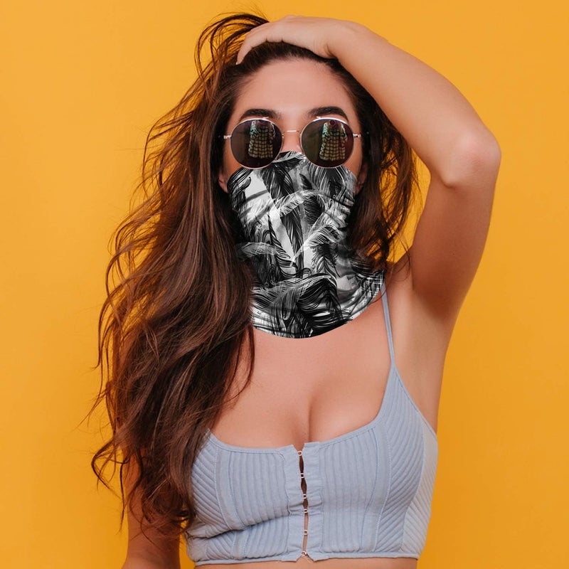 Doerix Neck Gaiter Face Mask Reusable, Cloth Face Masks Bandana Balaclava Cover Scarf Shield - Image 3