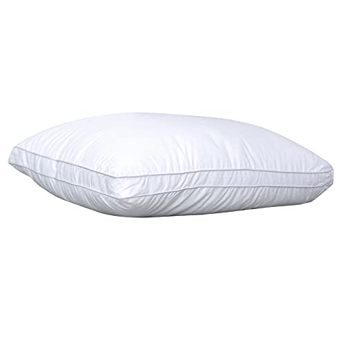 JICUSE Bed Pillows for Sleeping 1 Pack,Standard Size,Luxury Hotel Collection Pillow,Soft Fluffy and Great Support Down Alternative Filling,Gusseted Pillow for Side and Back Sleepers(20x26) - Image 1