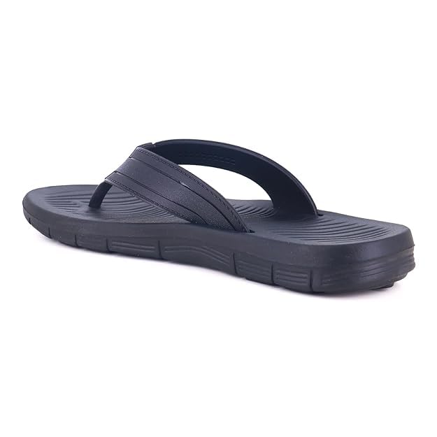 FLITE Thong V-Strap Slippers for Men & Women | Soft Cushioned, Lightweight & Non-Slip Daily Use Chappals (Navy, UK Footwear Size System, Adult, Men, Numeric, Medium, 7) - Image 5