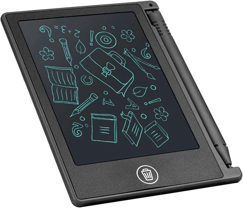 LCD Writing Tablet - 4.5inch Electronic Drawing Board for Kids (Black) - Image 2
