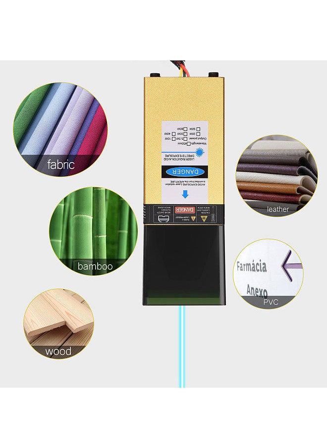 Generic Laser Module Fixed Focal Length Laser Engraving Head High Speed Laser Engraver,450nm 80W  - Image 5