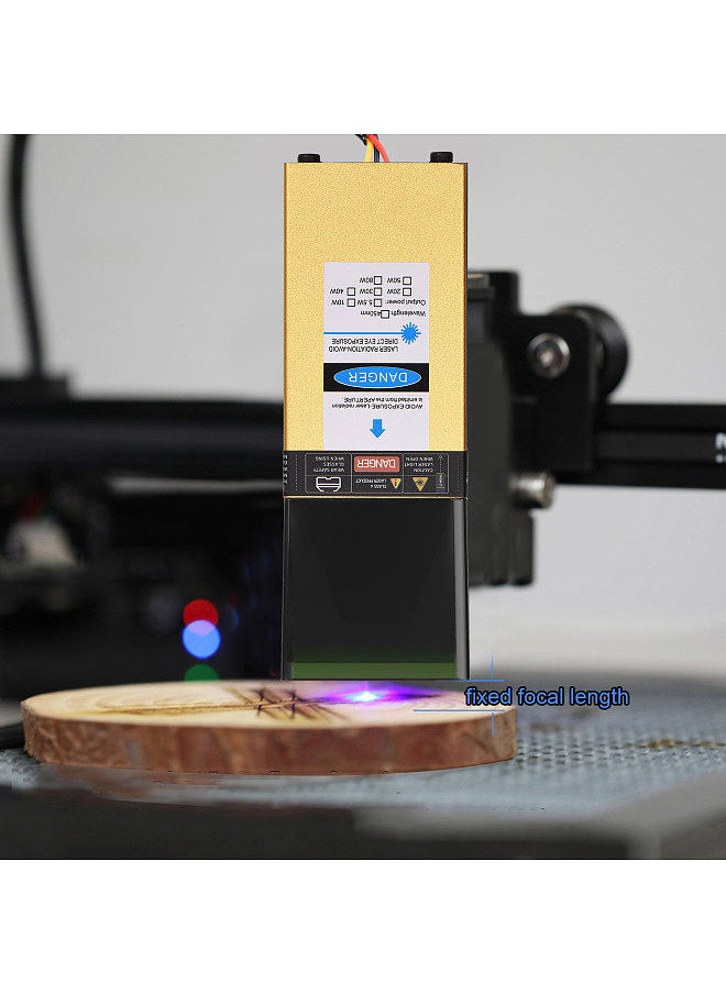 Generic Laser Module Fixed Focal Length Laser Engraving Head High Speed Laser Engraver,450nm 80W  - Image 2