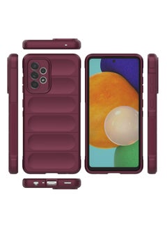 Generic Phone case cover Magic Shield TPU + Silicone Shockproof Phone Case For Samsung Galaxy A52 / A52S (Wind Red)  - Image 2