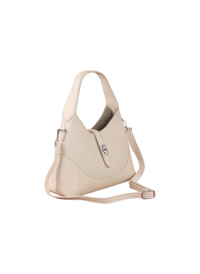Mr.joe Shoulder handbag with Cute detail 4122  Beige  - Image 3