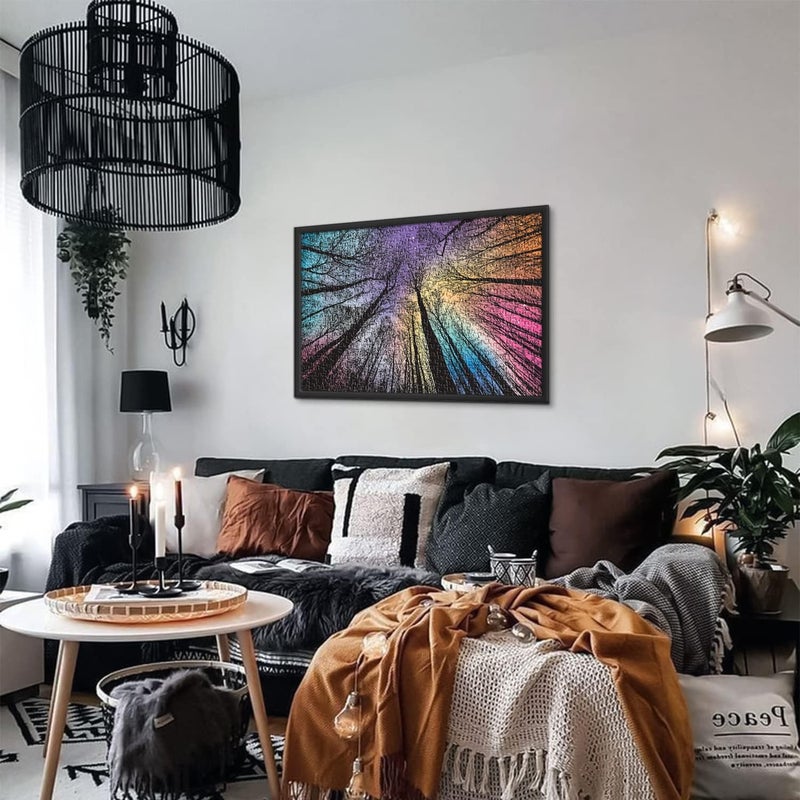 BBOLDIN Hard Impossible Puzzles for Adults 1000 Piece, Challenging Difficult Puzzles for Adults, Colorful Gradient Jigsaw Puzzle for Adult - Image 4