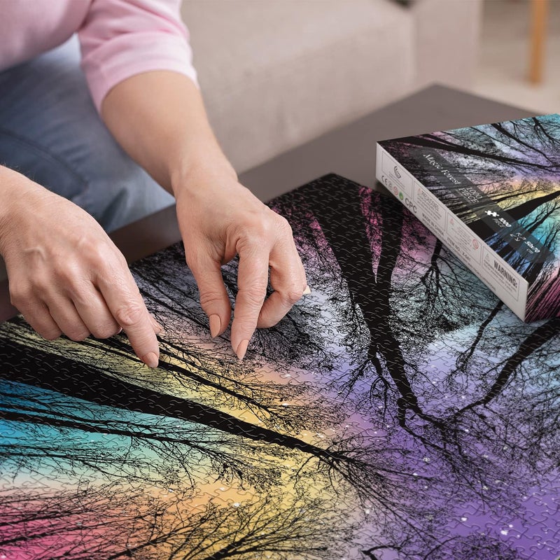 BBOLDIN Hard Impossible Puzzles for Adults 1000 Piece, Challenging Difficult Puzzles for Adults, Colorful Gradient Jigsaw Puzzle for Adult - Image 5