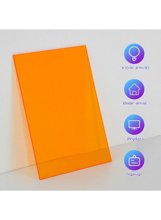 SHOPEE 6 Pack Colored Cast Transparent Laser cut Acrylic Sheets 12x16 Inch 3mm Thickness Square Plexiglass Clear Acrylic Sheet Board For Glass Art Painting, DIY Crafts Projects, Photo Frames - Image 4