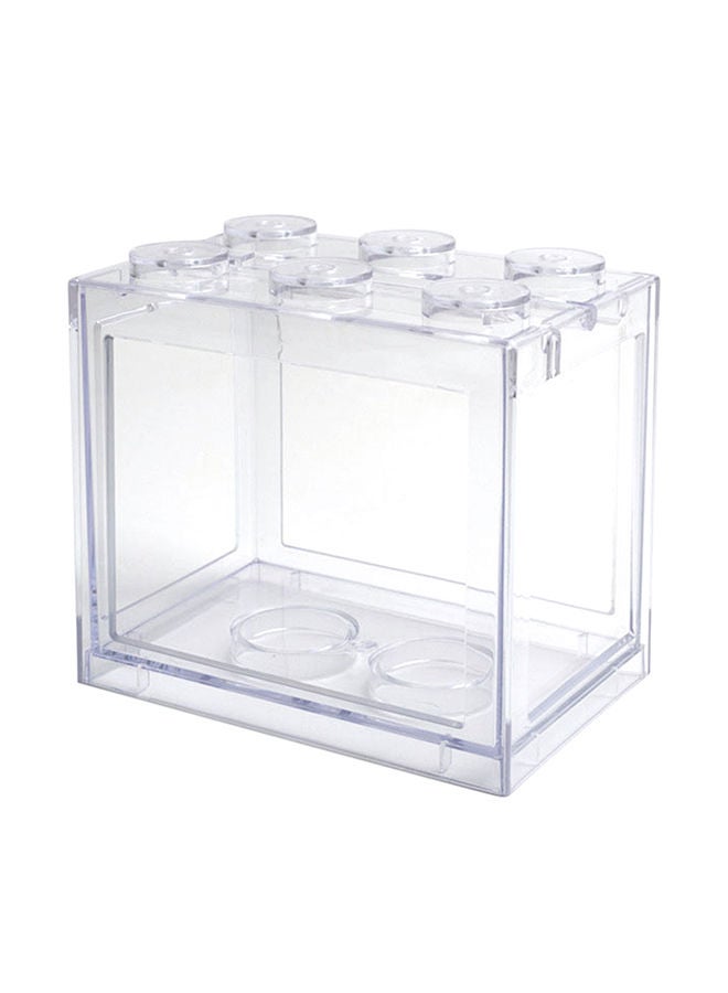 NIBEMINENT Mini Fish Tanks Row Aquarium Clear 12.00x8.00x10.50cm - Image 5