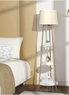 Floor Lamp for Living Room Bedroom Led Light Stand Corner Standing Lamp with Side Table Metal Standing Light with Modern Lampshade 3 Tier Book Shelf for Home Decor - pzsku/ZA60227BC6228169C5525Z/45/_/1722506467/c53fc360-670f-4526-8c1b-7f289bbb8d68