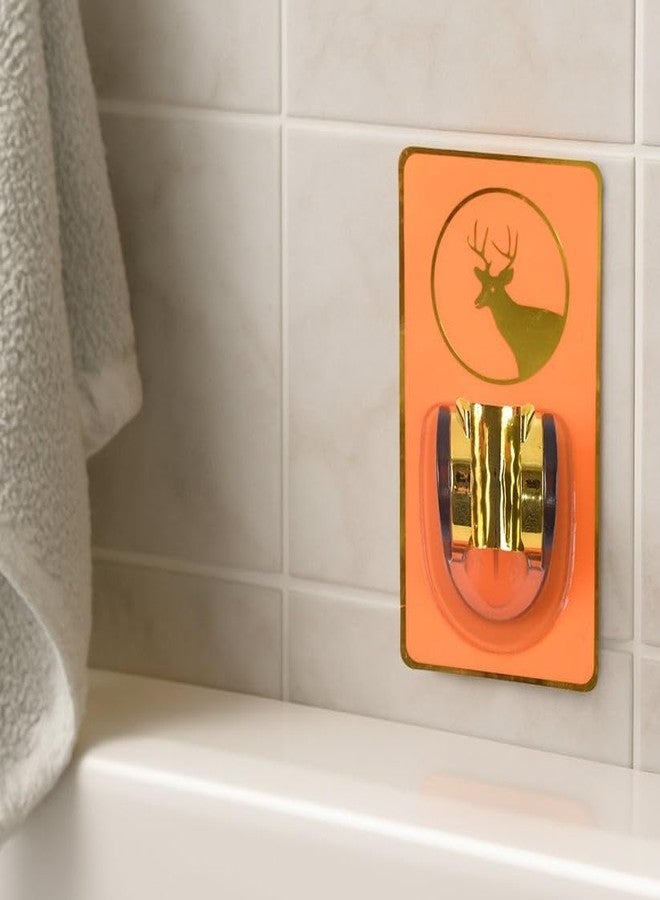 Oblivion Hand Shower Holder - Self Adhesive Adjustable Shower Head Holder, Wall Mounted Drill-Free Shower Bracket with Strong Adhesive, Adjustable Angle for Bathroom, Easy to Install (Pack of 1) - Image 3