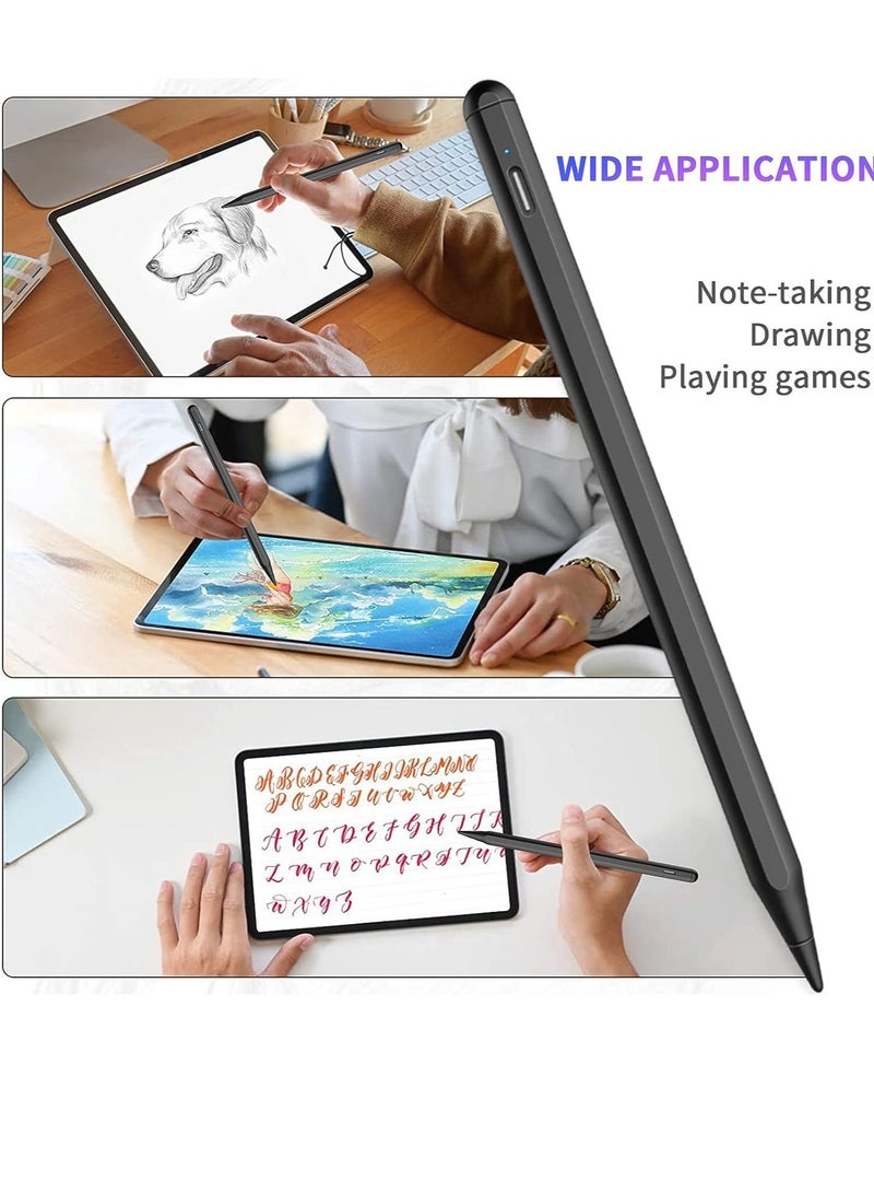 Stylus Pen for iPad 10th/9th/8th generation with Palm Rejection, Pencil for iPad Compatible with iPad Pro 11/iPad Pro 12.9/iPad 6th/7th/8th/9th/10th/iPad Mini 5th/6th/iPad Air 3rd/4th/5th