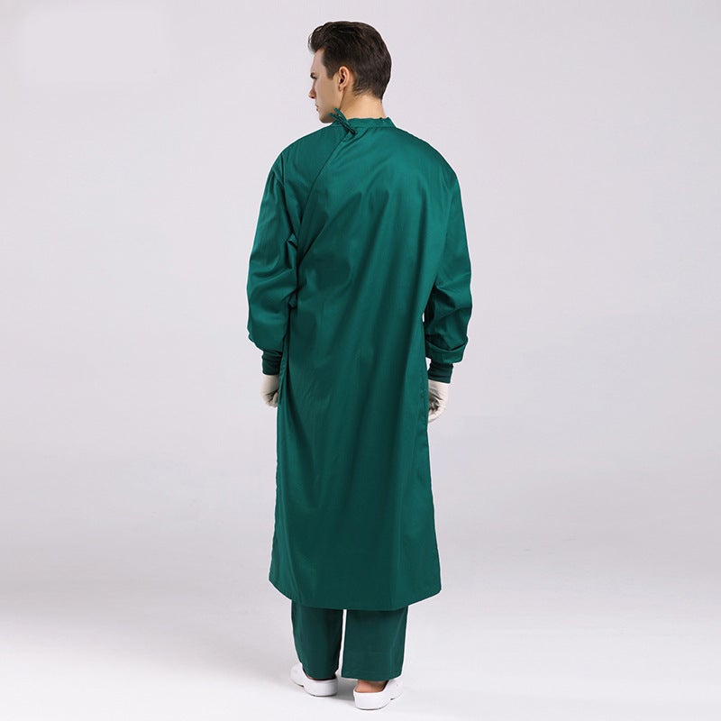 Gown Surgical Gown Men'S And Women'S Long Workshop Half-Pack Hand Washing Clothes Work Clothes Isolation Clothes Work Clothes All-Inclusive Half-Pack