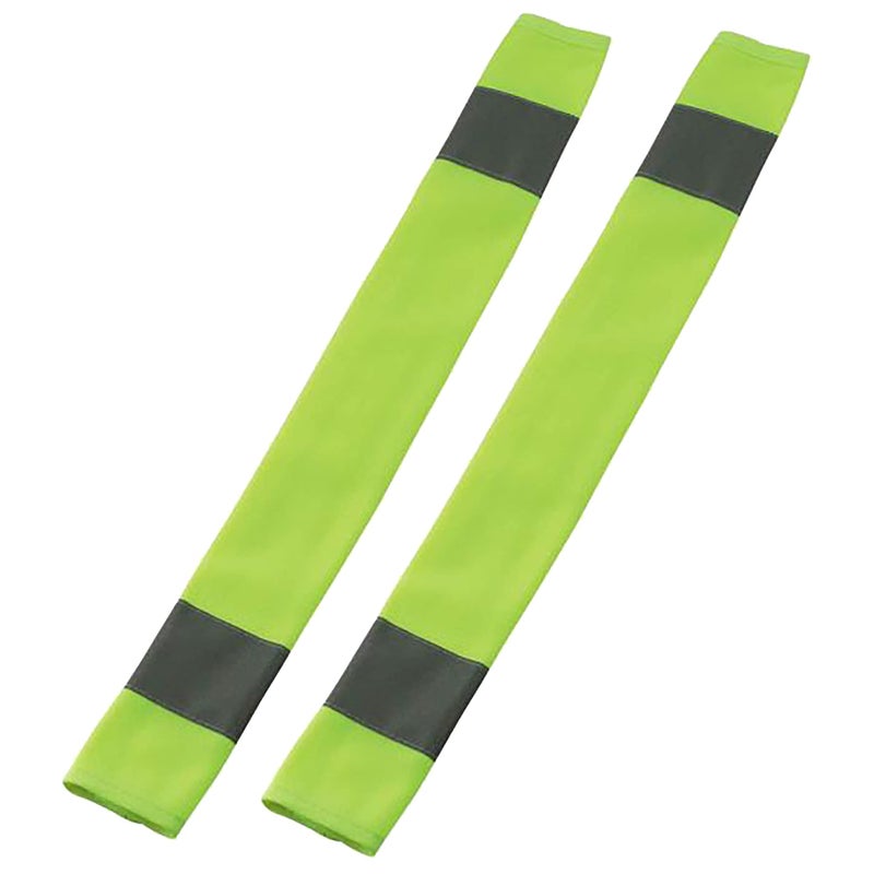Ergodyne unisex adult Hi-vis - 2-pk 8004 Hi Vis Seat Belt Cover 2 PK, Lime - Image 1