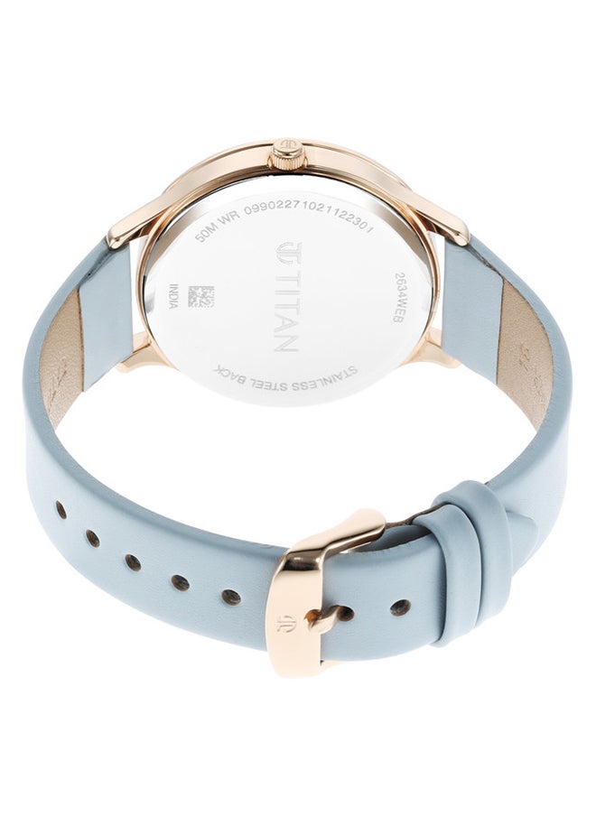 TITAN Leather Analog Wrist Watch 2634WL01  - Image 5