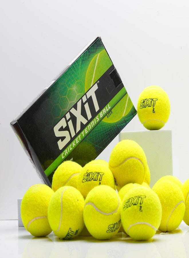 Sixit Lite Tennis Ball (LTB) - Pack of 6, Green Colour - Image 4