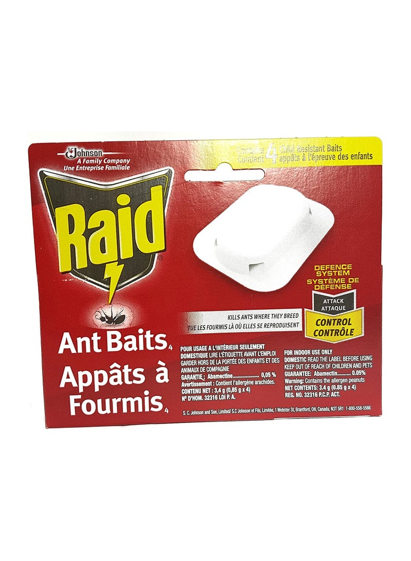 RAID مجموعة Raid 4 من الطعوم المضادة للنمل - Image 1