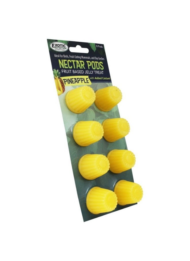 EXOTIC NUTRITION Nectar Pods Pineapple 8 Pack  - Image 1