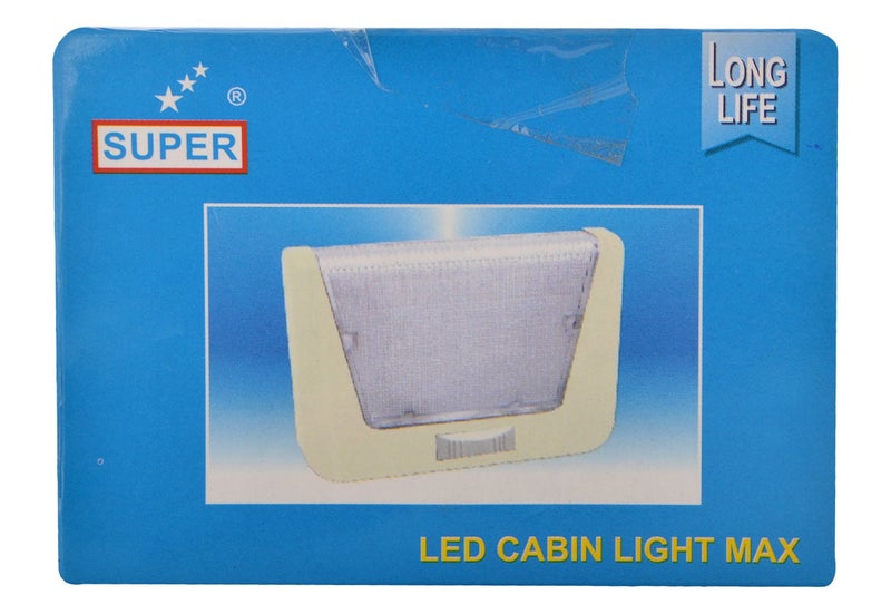 Super 2840 interior LED Cabin light for Car -White with Switch (12V) - Image 2