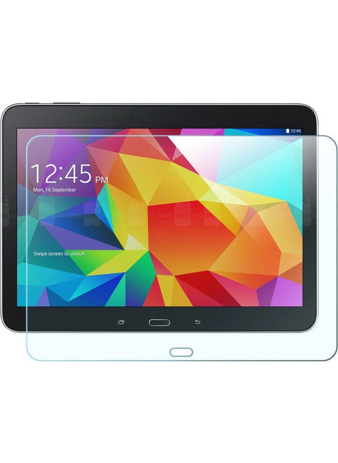 TahTicMer Samsung Galaxy Tab 4 T535 Unbreakable Screen Protector Tempered Glass 10.1 Inch Impact Resistant  - Image 1