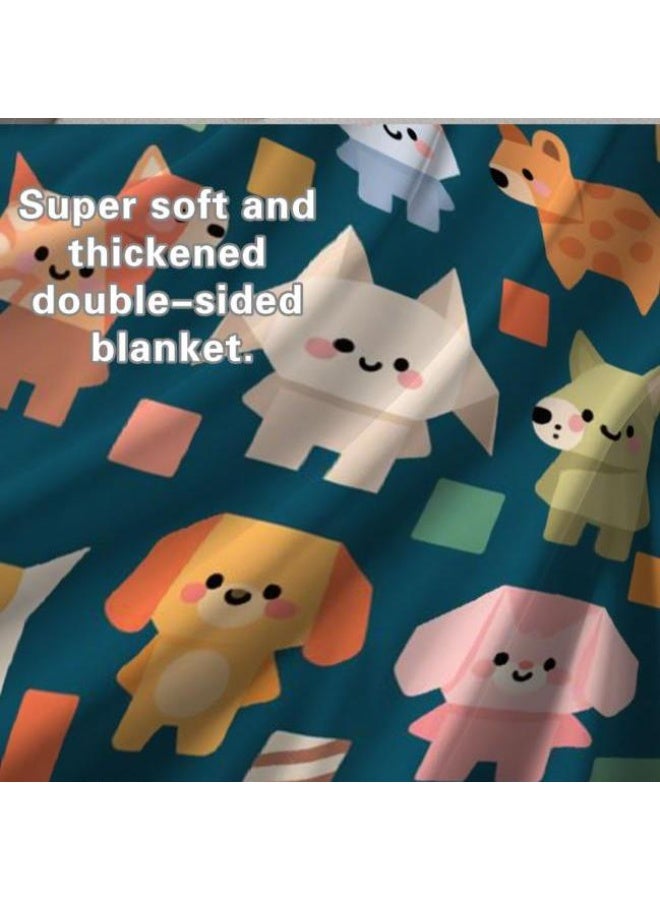 general Flannel thin blanket (warm and comfortable, suitable for sleep, gaming, dust removal and sandproof) 150cm*200cm - 483 - Image 4