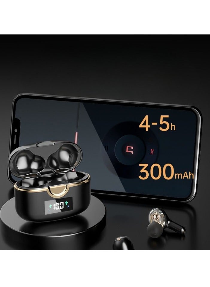 AROAQ Wireless Earbuds, Noise Cancellation Bluetooth In-ear Earphones, Clear Sound Dual Speaker Stereo T22tws Headset, (T51 white) - Image 2