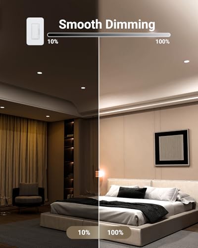 Sunco Lighting Sunco 6 Pack 4 Inch LED Recessed Lights, Slim Canless Ceiling Lighting, 650 LM, 10W (60W Equivalent), 5000K Daylight, Dimmable, Wafer Thin, Ultra Thin with Junction Box ETL - Image 5