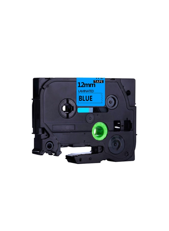 Befon Label Printer Tape Non-adhesive Label Paper Tape 12mm Aze-531 Blue Background Black Text Tzc Tze Compatible With Brother Pt-e115b Pt-d210 Pt-p300bt - Image 4