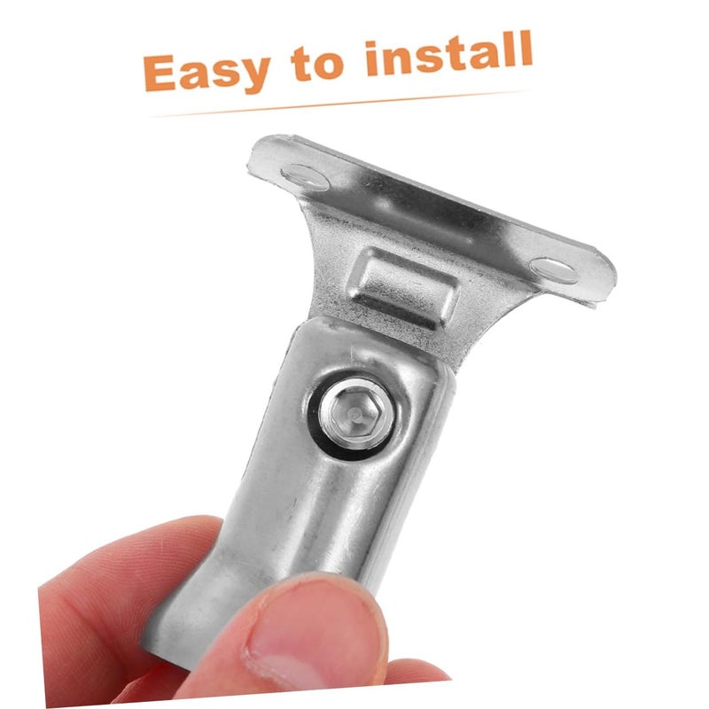 Stainless Steel Handrail Brackets For Staircase 4 Pack Stair Railing Mounting - Image 4