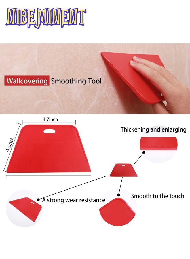 NIBEMINENT 10 Pcs Car Vinyl Wrap Tool Kit Wrap Squeegee Tool Kit Wallpaper Smoothing Tool Kit Felt Squeegee Vinyl Squeegee Tools for Car Wrapping and Install Wallpaper  - Image 4
