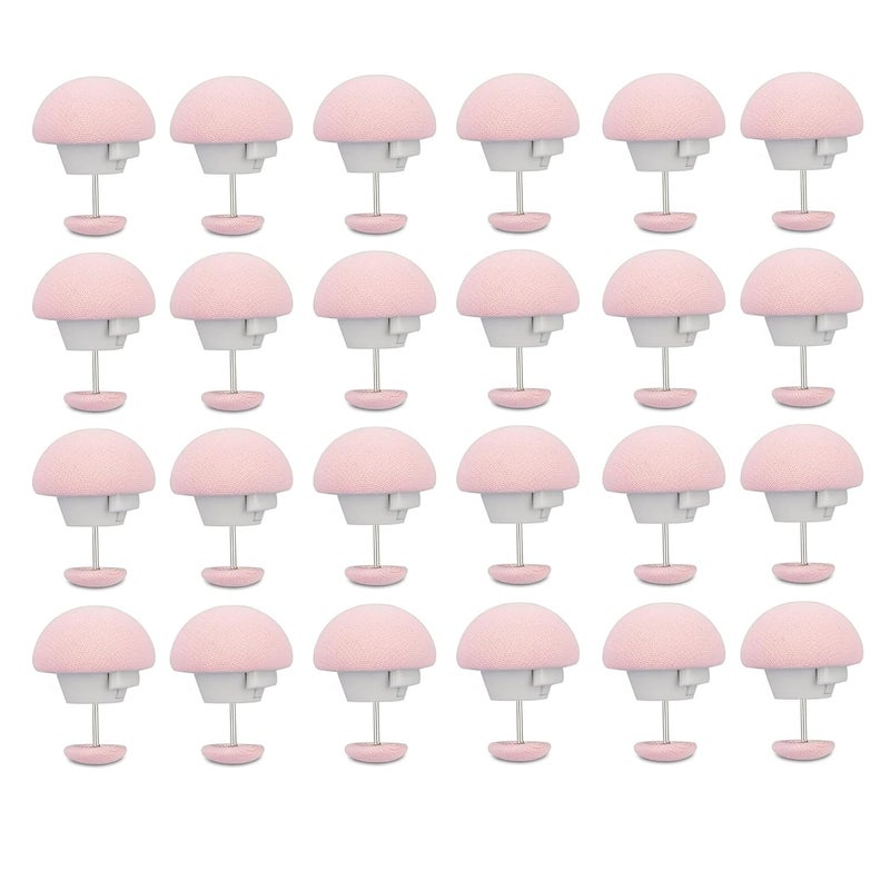 WINDKART MushroomShaped Duvet Clips NonSlip Unbreakable Quilt Holder Fasteners RustProof Duvet Cover Fixtures for Comforters 24 Pink - Image 1
