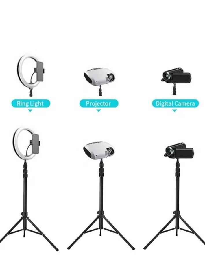 JMARY MT-45 Cell Phone Clip Camera Mount Holder Telescopic Selfie Stick Outdoor Tripod Stand - Image 5