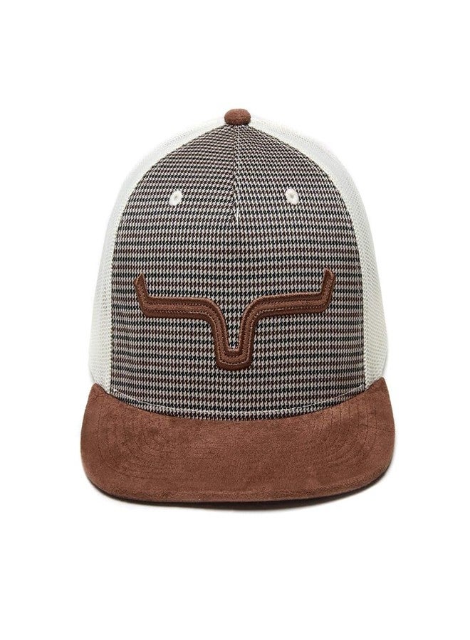 Kimes Ranch Holmes Trucker Hat – High Profile Flat Bill Snapback – WW Brown - Image 2