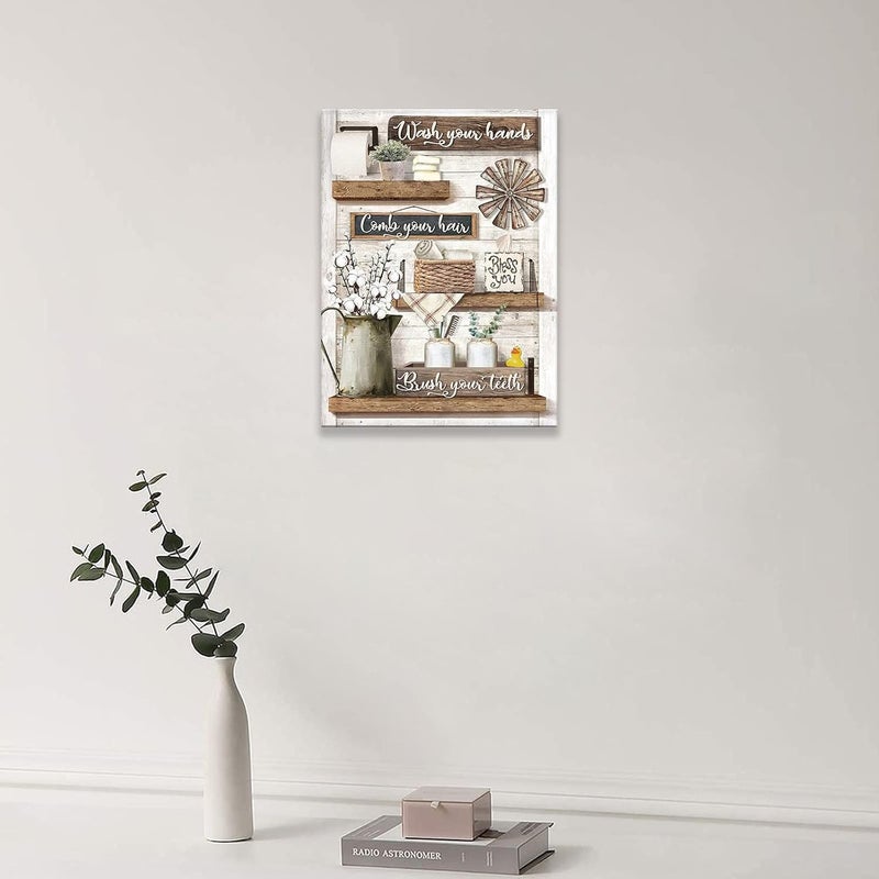 Fuzawet Rustic Bathroom Wall Art - Image 2