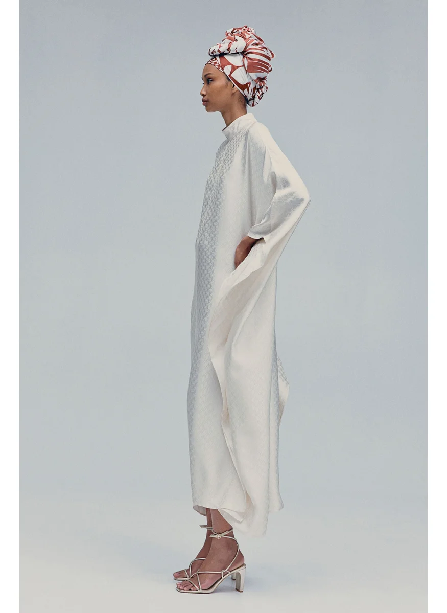 H&M Jacquard-Weave Kaftan Dress