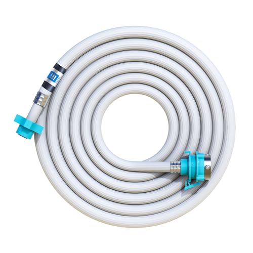 Eightiz Flexible PVC Washing Machine Inlet Hose water pipe, Universal Water Inlet with Tap adaptor Connector for Top & Front Load Fully Automatic (10M) - Image 1