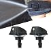 Tesnaao Pack2 Car Windshield Washer Automotive Wiper Nozzles Sprayer Head Replacement Parts Universal for Most Cars Trucks and Vans Black - Image 2