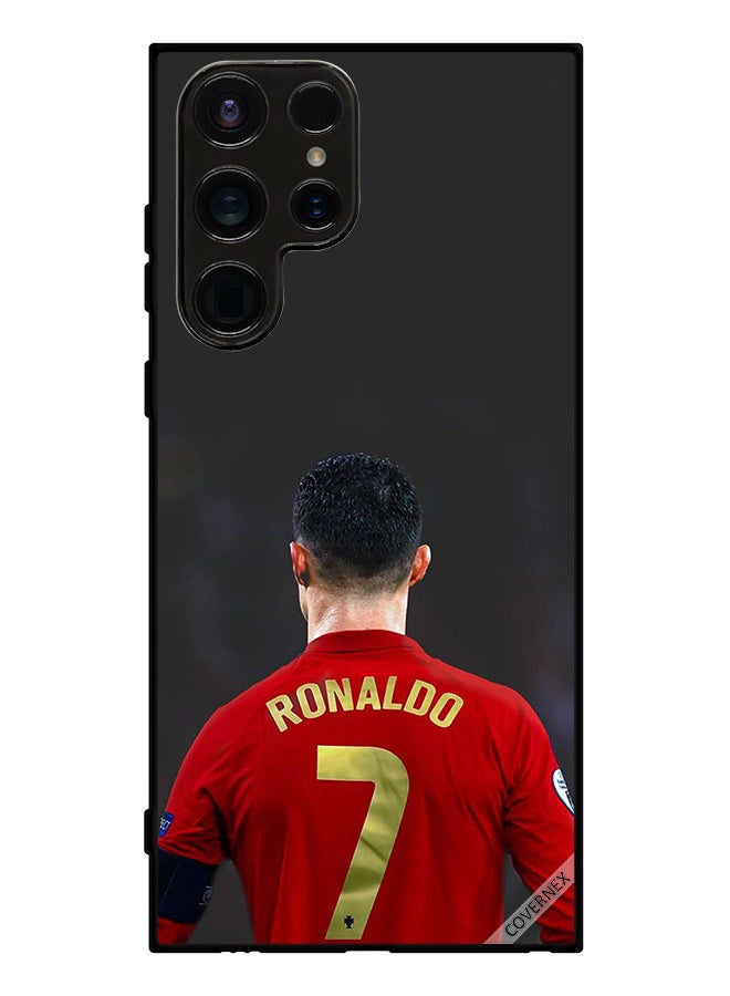 Covernex Protective Case Cover For Samsung Galaxy S23 Ultra Ronaldo The Goat Of Football - Image 1