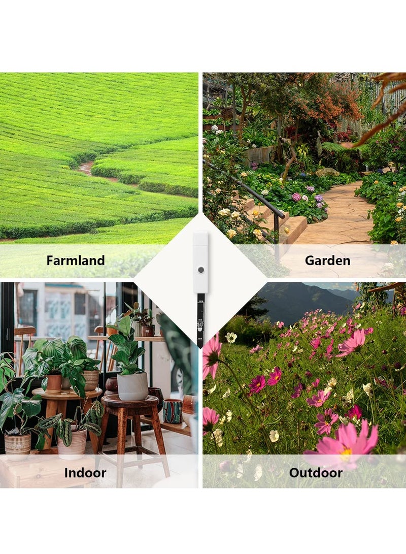 SYOSI 2-Pack Smart Soil Moisture Meter, for Indoor & Outdoor Plants - Plant Water Probe with Colorful Indicators, Ideal for Houseplants, Garden, Lawn, Farm - Image 2