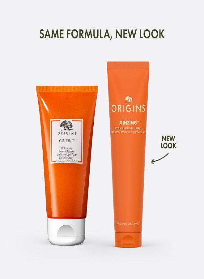 Origins GinZing Gentle Exfoliating Cleanser | Visibly Refines Pores & Brightens | With Caffeine from Coffee Beans, 5 Fl Oz - Image 2