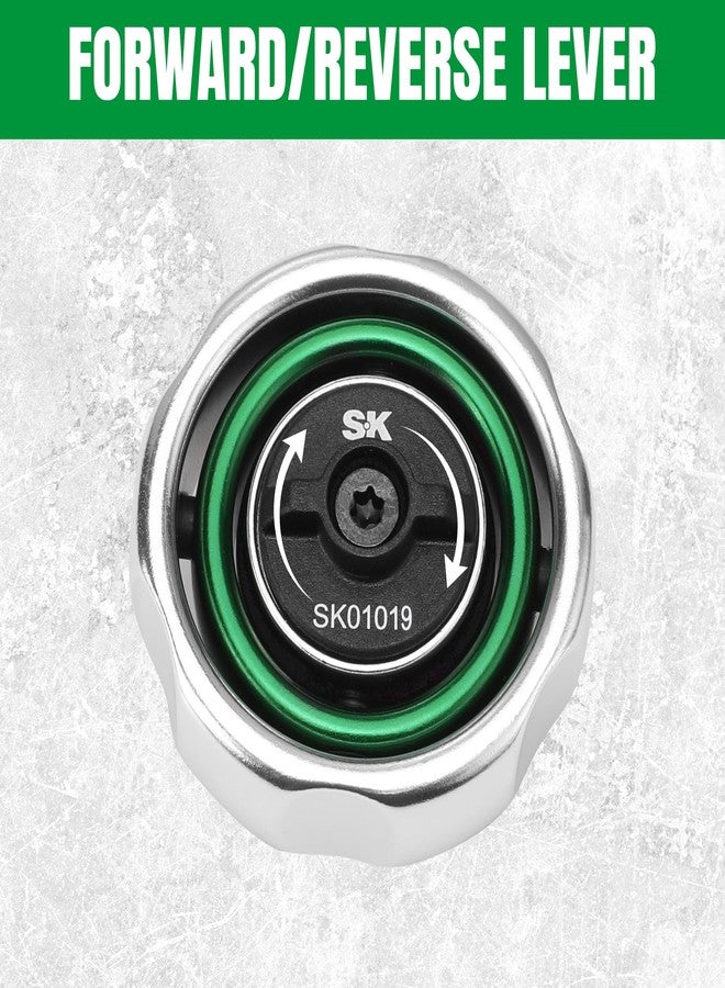 اس كي كي SK 3/8" Drive Gimbal Ratchet، 72 Tooth Gimbal Palm Ratchet، مع رافعة عكسية، مثالية للمساحات الضيقة - Image 5