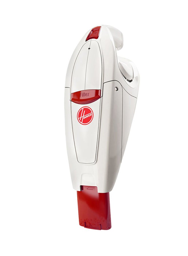HOOVER Cordless Handheld Portable Vacuum Cleaner, Handy 10.8V Rechargeable Mini Hand Vac With Powerful Suction For Car/Home/Kitchen/Sofa/Pet Hair & Office Use - 0.3 L 190 W HQ86-GA-B-ME White/Red - Image 4